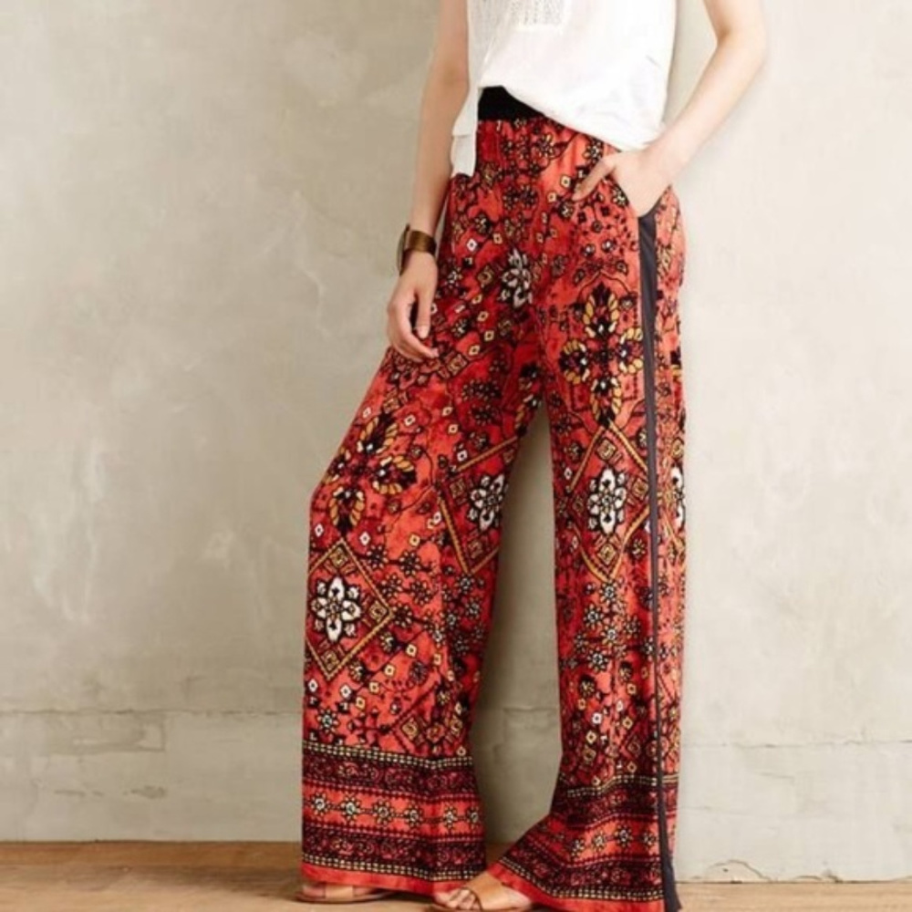 Lilka for Anthro Zala Wide Leg Pants Small Long